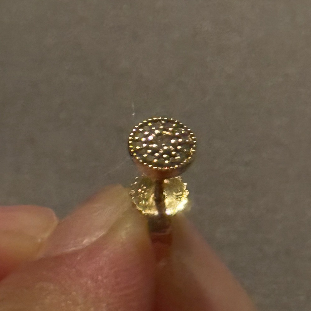 Pandora 14k gold earrings